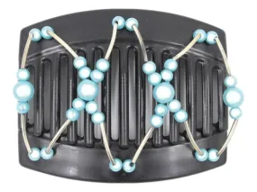 African Butterfly Thick Hair Comb - Beada Tube Black 67
