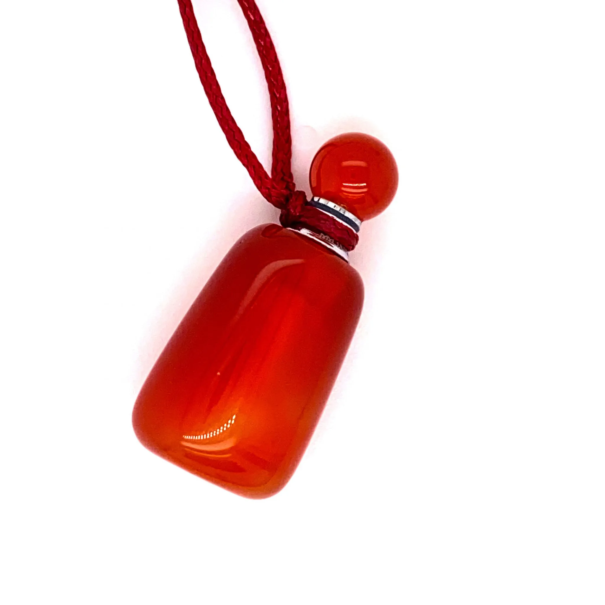 Crystal Essential Oil Jar Necklace