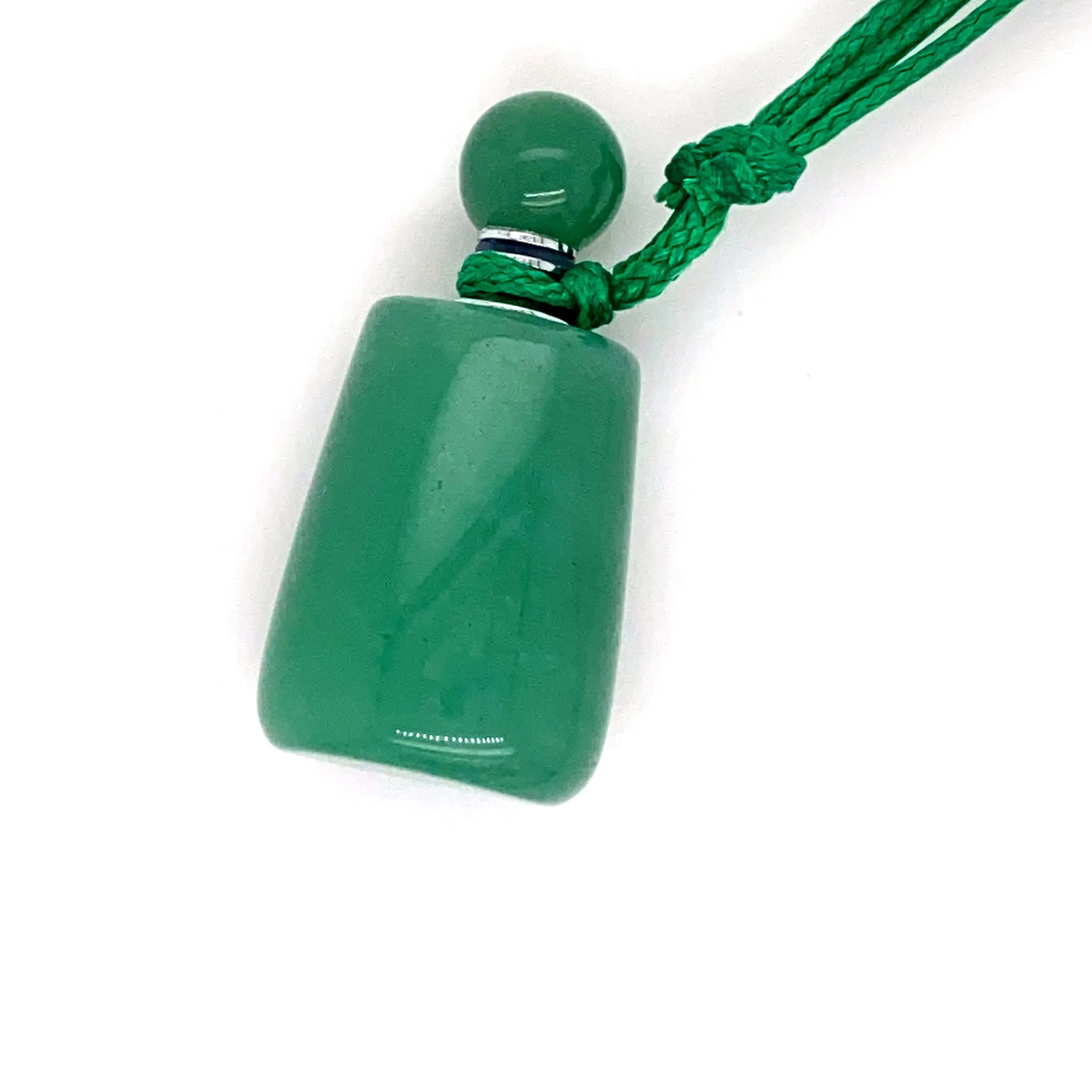 Crystal Essential Oil Jar Necklace