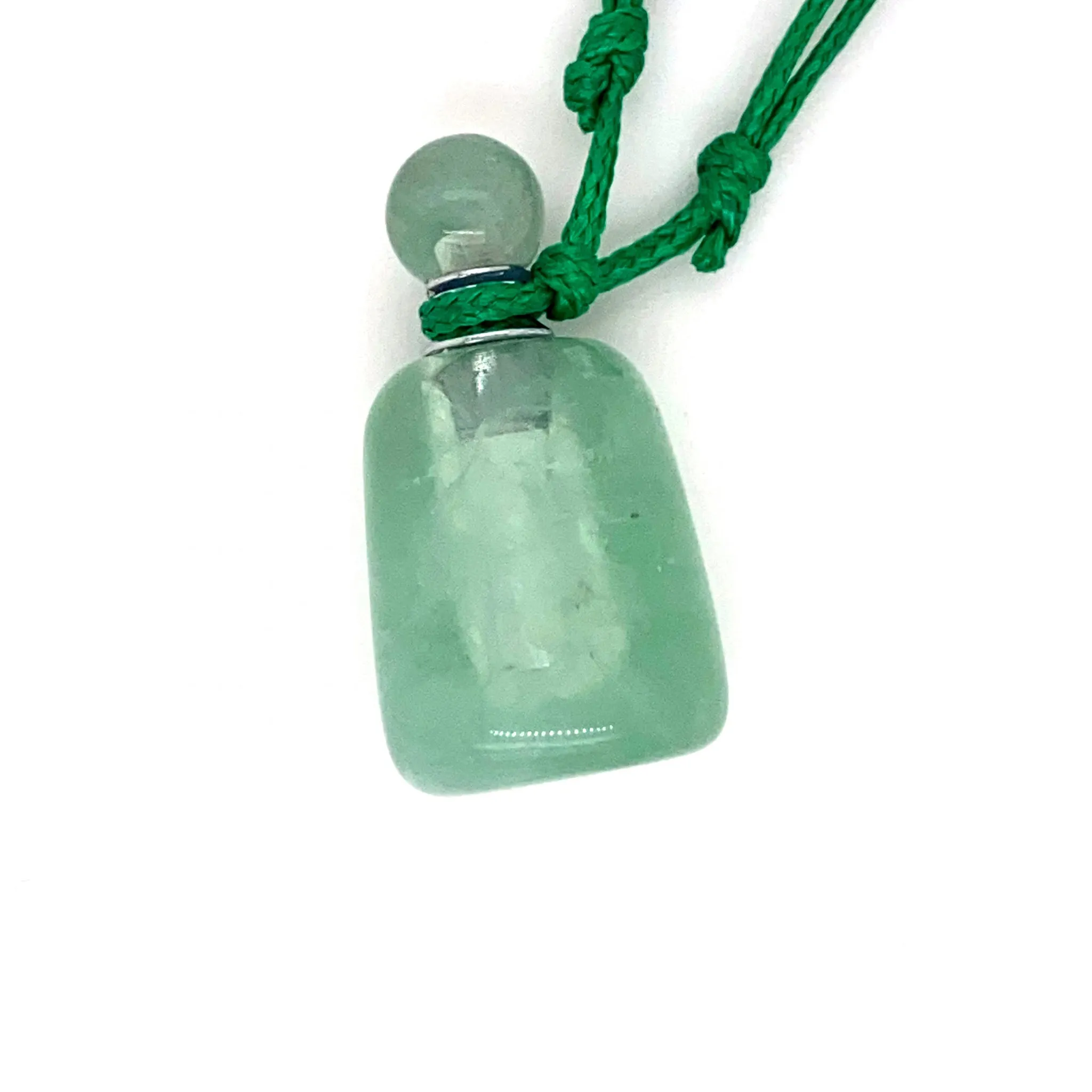 Crystal Essential Oil Jar Necklace